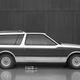 Illustration for article titled This Fox-body Mustang woody-wagon shooting brake never happened
